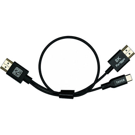 PORTKEYS Cable HDMI para Monitor LH7C 19.6" con USB-C y Control