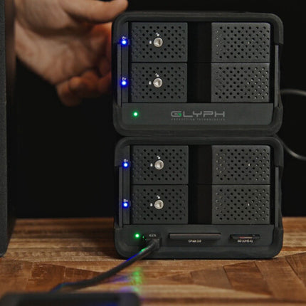 Glyph Technologies Blackbox PRO RAID 56TB Arreglo RAID Thunderbolt 3 7200 rpm 550 MB/s