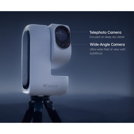 ZWO Seestar S50 Pro Telescopio Inteligente 50mm Batería 10000mAh Blanco