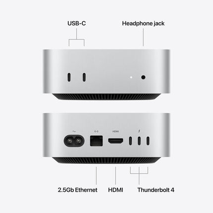 Apple Mac mini M6 24GB RAM 1TB SSD Chip 12 núcleos GPU 12 núcleos