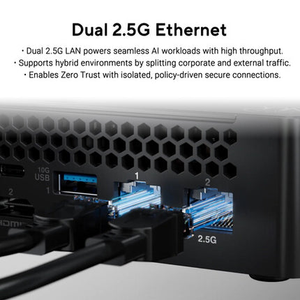 ASUS NUC 16 Pro Mini PC Intel Core 16 núcleos 32GB RAM 1TB SSD con soporte VESA