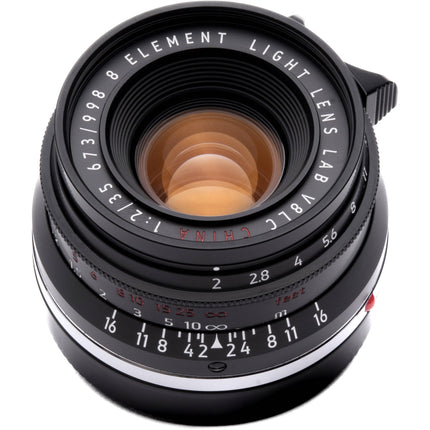 Light Lens Lab 35mm f/2 Objetivo Manual Full-Frame Leica M Negro