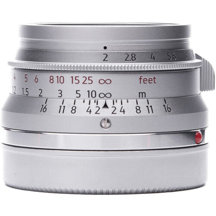 Light Lens Lab 35mm f2 Objetivo para Leica M Full Frame Apertura f2-f16 Chrome