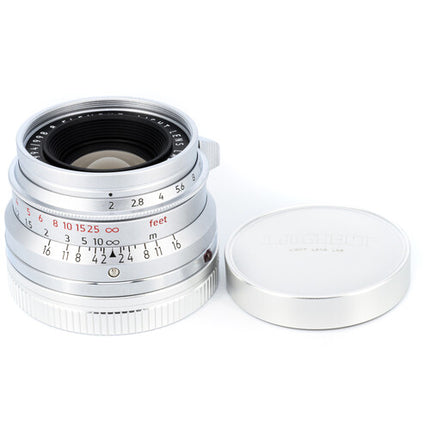 Light Lens Lab 35mm f2 Objetivo para Leica M Full Frame Apertura f2-f16 Chrome