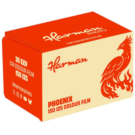HARMAN technology Phoenix 125 película negativa color 35mm 36 exposiciones ISO 125