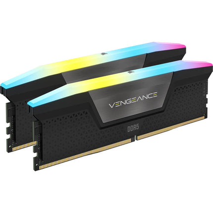 CORSAIR 32GB VENGEANCE RGB DDR5 6000 MT/s Memoria UDIMM 2x16GB negra