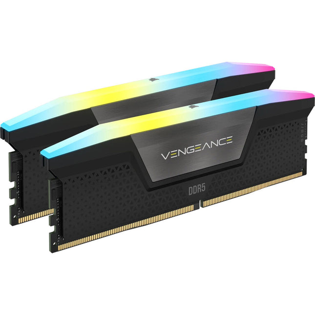 CORSAIR 32GB VENGEANCE RGB DDR5 6000 MT/s Memoria UDIMM 2x16GB negra