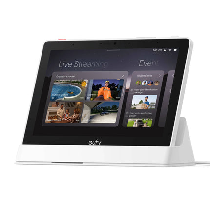 eufy Security Smart Display E10 Pantalla táctil 8" 64GB con soporte pared y base carga
