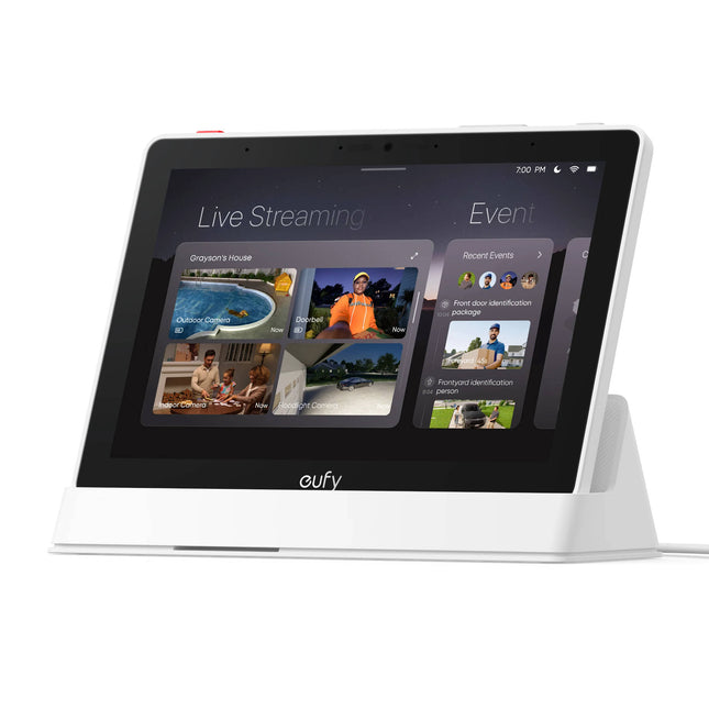 eufy Security Smart Display E10 Pantalla táctil 8" 64GB con soporte pared y base carga