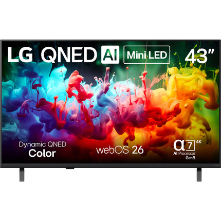 LG QNED75B TV Mini LED 43" 4K UHD HDR10 60Hz Smart webOS 26