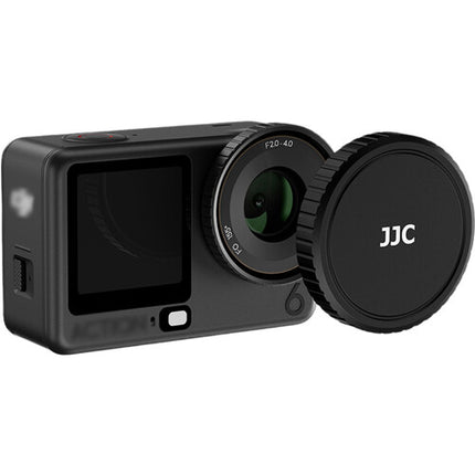 Tapa de Lente de Aluminio JJC para DJI Osmo Action 6 con Correa y Forro EVA