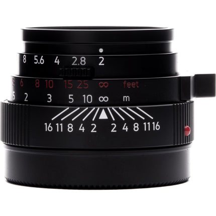 Light Lens Lab 50mm f/2 Lente Manual Full Frame Negro con Estuche de Cuero