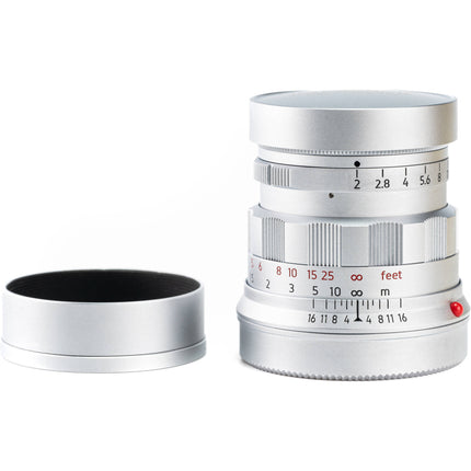 Light Lens Lab 50mm f/2 Lente Rígida Full Frame para Leica M Chrome