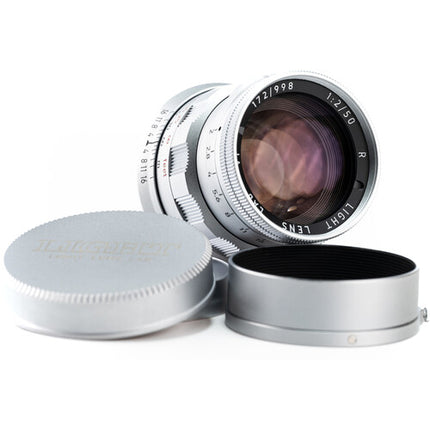 Light Lens Lab 50mm f/2 Lente Rígida Full Frame para Leica M Chrome