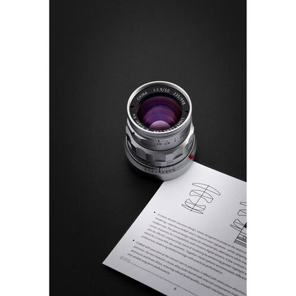 Light Lens Lab 50mm f/1.9 Rigid-ZS6 Lente para Leica M Full-Frame Chrome
