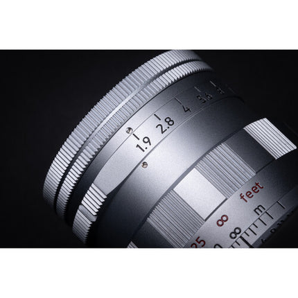 Light Lens Lab 50mm f/1.9 Rigid-ZS6 Lente para Leica M Full-Frame Chrome