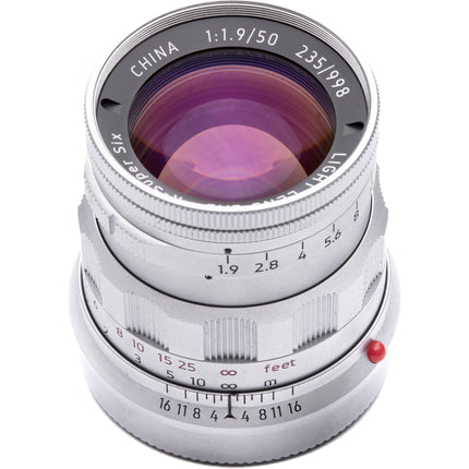 Light Lens Lab 50mm f/1.9 Rigid-ZS6 Lente para Leica M Full-Frame Chrome