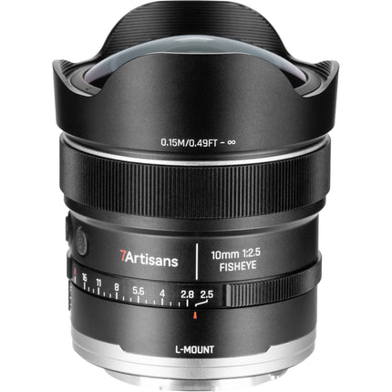 7Artisans 10mm f2.5 Lente Fisheye Autofoco Full Frame con Diafragma de 9 Palas