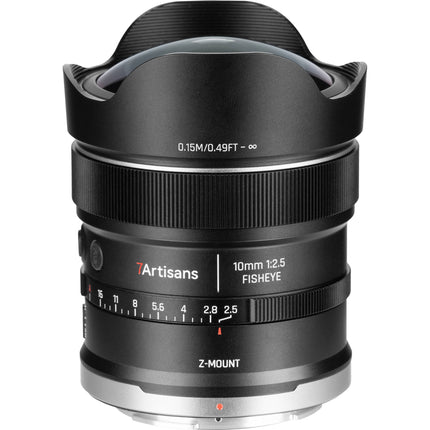 7Artisans 10mm f2.5 AF MAX Lente Ojo de Pez Full Frame Autoenfoque Nikon Z