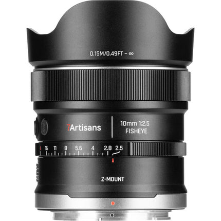 7Artisans 10mm f2.5 AF MAX Lente Ojo de Pez Full Frame Autoenfoque Nikon Z
