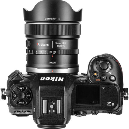 7Artisans 10mm f2.5 AF MAX Lente Ojo de Pez Full Frame Autoenfoque Nikon Z
