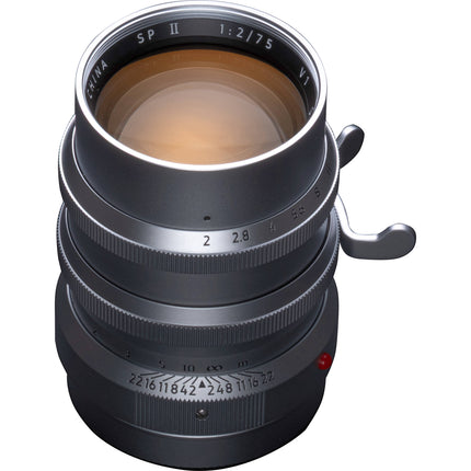 Light Lens Lab 75mm f/2 SP II Objetivo Manual Full Frame Leica M Chrome