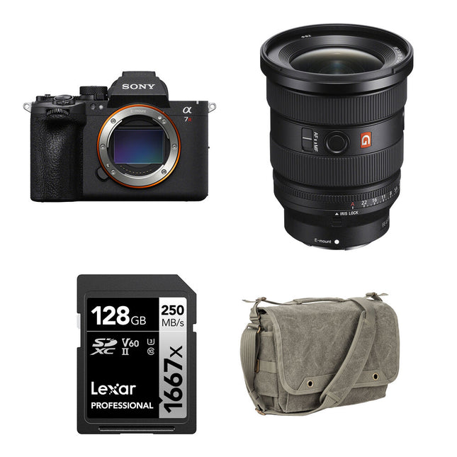 Sony a7R VI Cámara Sin Espejo 66.8MP con Lente 16-35mm f2.8 y Kit Básico