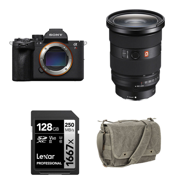 Sony a7R VI Cámara sin Espejo 66.8MP con Lente 24-70mm f2.8 y Kit Básico