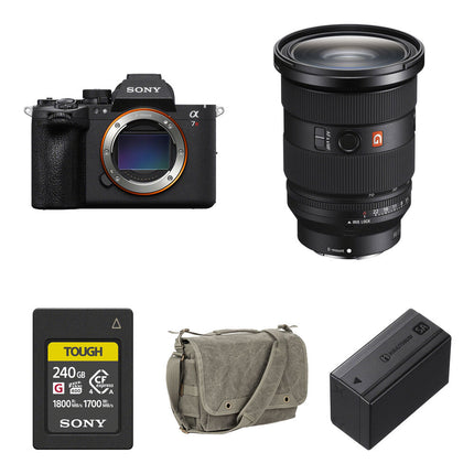 Sony a7R VI Cámara Sin Espejo 66.8MP con Lente 24-70mm f2.8 y Kit Esencial