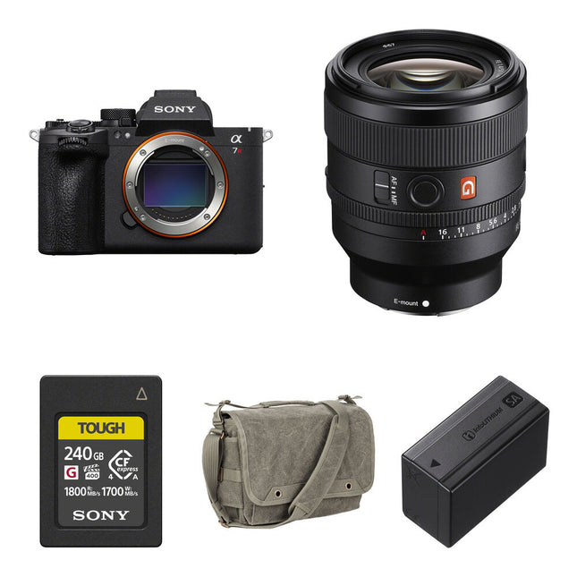 Sony a7R VI Cámara Sin Espejo 66.8MP con Lente 50mm f1.4 y Kit Completo