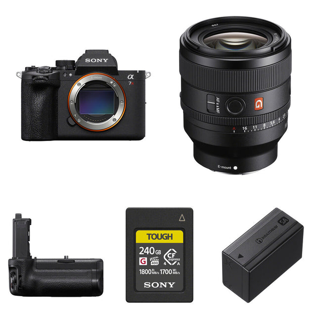 Sony a7R VI Cámara sin Espejo 66.8MP 30fps con Lente 50mm f/1.4 y Kit Performance