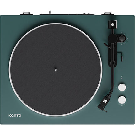 Kanto Living Obi3 G2 Tocadiscos Manual Bluetooth 33 y 45 RPM Verde Mate