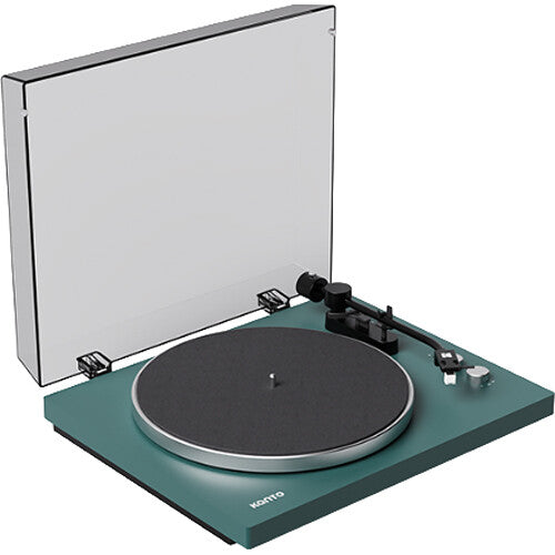 Kanto Living Obi3 G2 Tocadiscos Manual Bluetooth 33 y 45 RPM Verde Mate