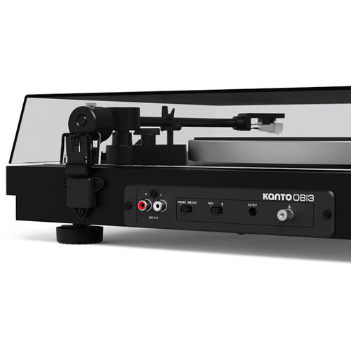 Kanto Living Obi3 G2 Tocadiscos Manual 33 y 45 rpm con Bluetooth 5.3 Negro Mate