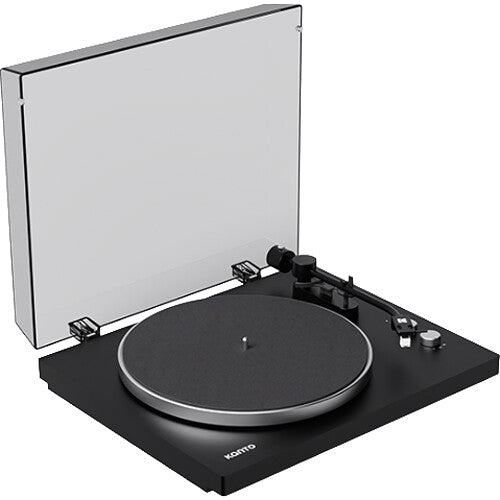 Kanto Living Obi3 G2 Tocadiscos Manual 33 y 45 rpm con Bluetooth 5.3 Negro Mate