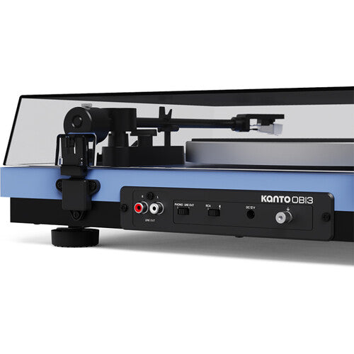 Kanto Living Obi3 G2 Tocadiscos Manual Dos Velocidades Bluetooth 33 1/3 y 45 RPM Azul Mate