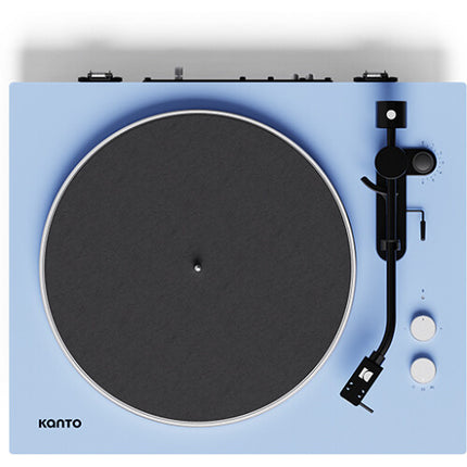 Kanto Living Obi3 G2 Tocadiscos Manual Dos Velocidades Bluetooth 33 1/3 y 45 RPM Azul Mate