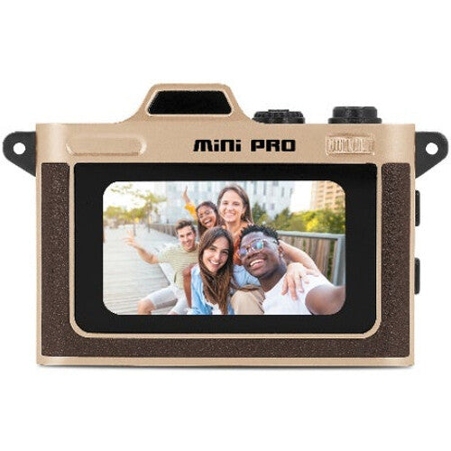 Minolta Mini Pro Cámara Digital 20MP 2K Video 8GB Incluye Correa