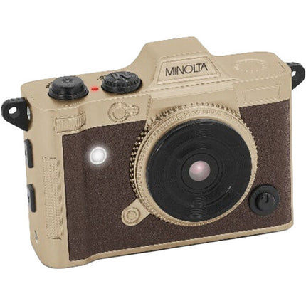 Minolta Mini Pro Cámara Digital 20MP 2K Video 8GB Incluye Correa