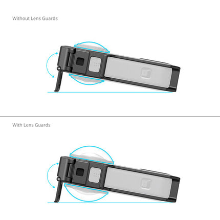 SmallRig Jaula de Aluminio para Cámara Insta360 X6 con Soporte y Funda de Silicona
