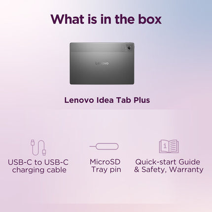 Lenovo 12.1" Idea Tab Plus Tablet 256GB 8GB RAM Pantalla 90Hz