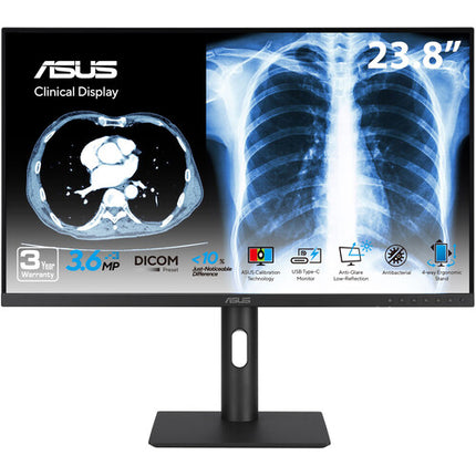 ASUS Monitor Clínico 23.8" QHD 2560x1440 USB-C IPS Antibacterial
