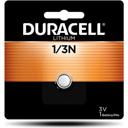 Duracell 1/3N Batería de Litio 160mAh 3V para Cámaras Relojes Calculadoras