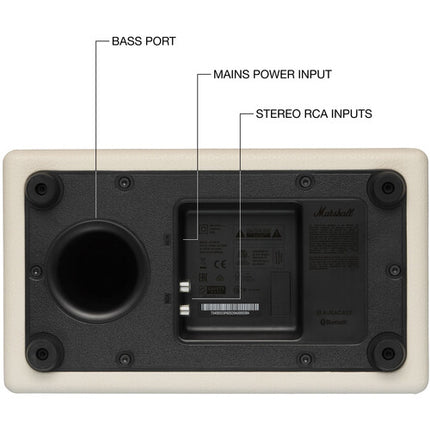 Marshall Acton IV altavoz Bluetooth 110W woofer 4 pulgadas crema