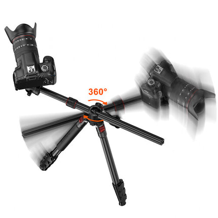 COMAN KX3939 Trípode Mini de Aluminio 71.3" Capacidad 11 lb Cabezal A32