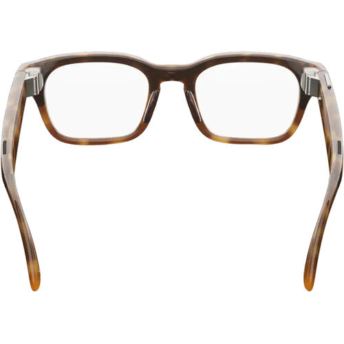 Meta Adventurer Gafas Estándar Montura Tortoise Lentes Claros 12MP 32GB Extensión Batería