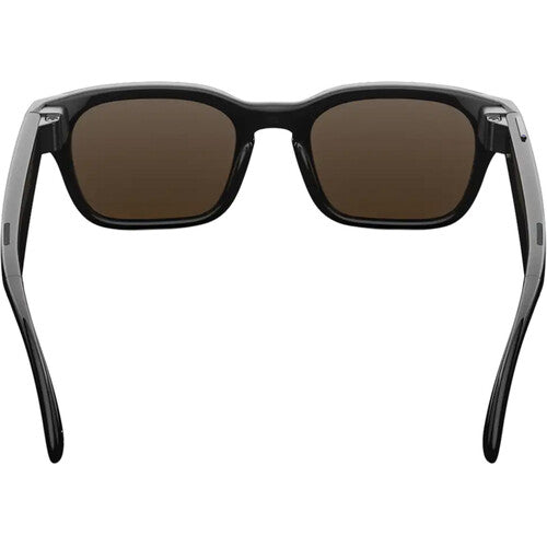 Meta Adventurer Gafas estándar marco negro lentes marrón 32GB almacenamiento batería 8 horas estuche plegable