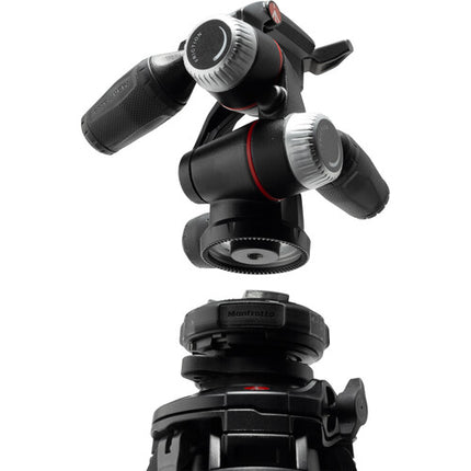 Manfrotto XPRO Cabezal Trípode 3 Vías Capacidad 12kg Base XCHANGE