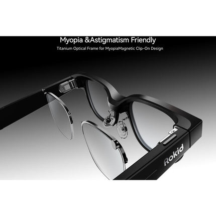 Rokid AI Glasses Montura de Titanio para Graduación 0 a 1600°