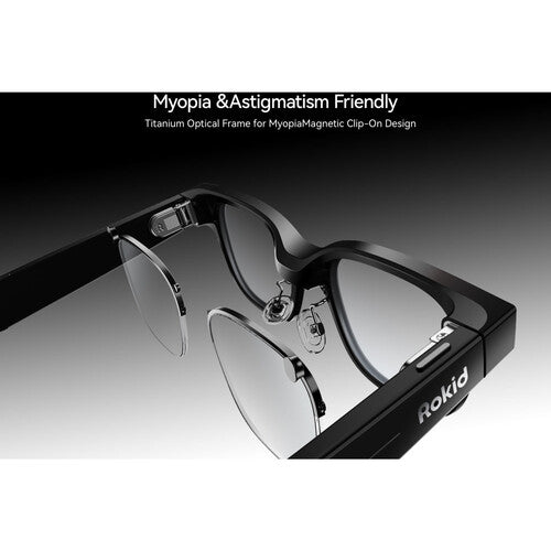 Rokid AI Glasses Montura de Titanio para Graduación 0 a 1600°